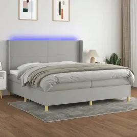 vidaxl-lozko-kontynentalne-z-materacem-jasnoszare-200x200cm-tkanina