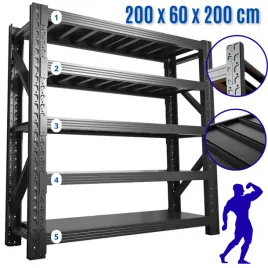 regal-metalowy-herkules-200x200x60cm-1000-kg-magazynowy-modulowy-5-polek