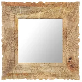 vidaxl-lustro-w-ramie-z-litego-drewna-mango-50-x-50-cm