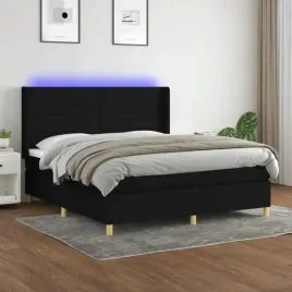 vidaxl-lozko-kontynentalne-z-materacem-czarne-160x200-cm-tkanina