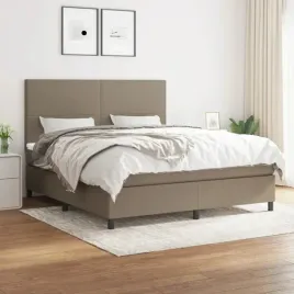 vidaxl-lozko-kontynentalne-z-materacem-taupe-tkanina-180x200-cm
