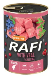 rafi-pasztet-dla-szczeniat-z-cielecina-zurawina-i-borowkami-400g