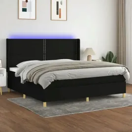 vidaxl-lozko-kontynentalne-z-materacem-czarne-200-x-200-cm-tkanina