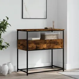 vidaxl-stolik-konsolowy-przydymiony-dab-75x40x75-cm