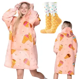 koc-bluza-oversize-kocobluza-2w1-xxl-lody-skarpetki-prezent-na-wielkanoc