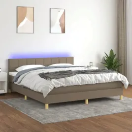 vidaxl-lozko-kontynentalne-z-materacem-taupe-160x200-cm-tkanina