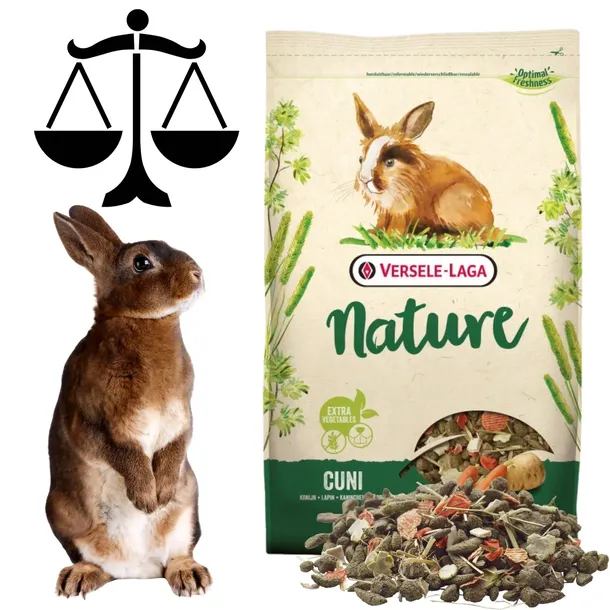 Versele Laga Cuni Nature karma dla królika domowego 2,3kg NA WAGE