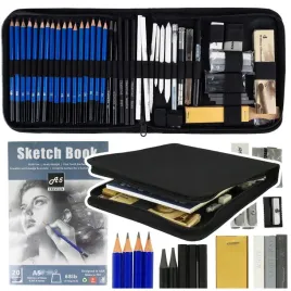 profesjonalny-zestaw-olowkow-do-szkicowania-rysowania-kredki-etui-54w1