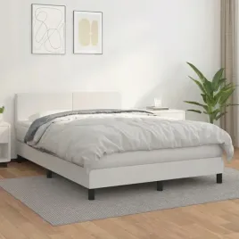 vidaxl-lozko-kontynentalne-z-materacem-biale-ekoskora-140x190-cm