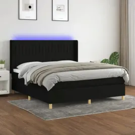 vidaxl-lozko-kontynentalne-z-materacem-czarne-160x200-cm-tkanina