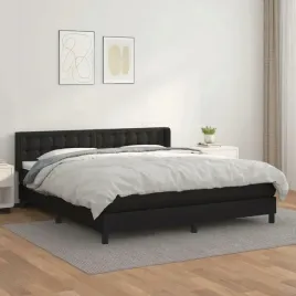 vidaxl-lozko-kontynentalne-z-materacem-czarne-ekoskora-180x200-cm