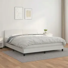 vidaxl-lozko-kontynentalne-z-materacem-biale-ekoskora-160x200-cm