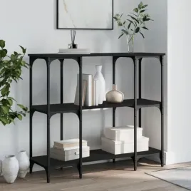 vidaxl-stolik-konsolowy-czarny-102x35x90-cm