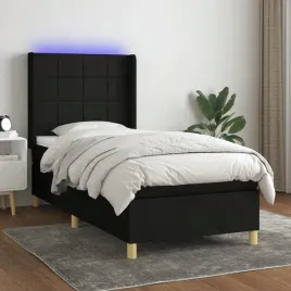 vidaxl-lozko-kontynentalne-z-materacem-czarne-90x200-cm-tkanina