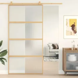 vidaxl-drzwi-przesuwne-zlote-1025x205-cm-mrozone-szklo-esg