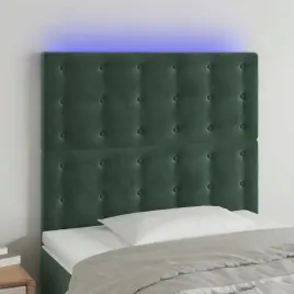 vidaxl-zaglowek-do-lozka-z-led-ciemnozielony-80x5x118-128cm-aksamit
