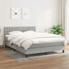 vidaxl-lozko-kontynentalne-z-materacem-jasnoszare-tkanina-140x190cm