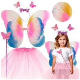 stroj-kostium-motyl-skrzydla-wrozki-led-spodniczka-tutu-rozdzka-opaska-4w1
