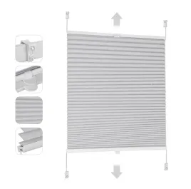 roleta-plisowana-plisy-jasnoszara-bezinwazyjna-wymiar-75-x-130-cm