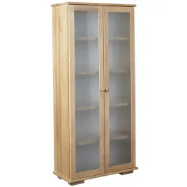 witryna-szklana-82-cm-z-drewna-litego-modern-ii-kolor-debowy-szklo-mleczne