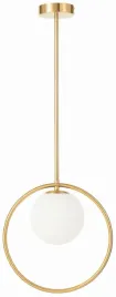 lampa-wiszaca-zlota-milano-lune-mleczna-kula