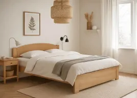 lozko-160x200-podwojne-drewniane-miki-tyl-obnizony-kolor-debowy