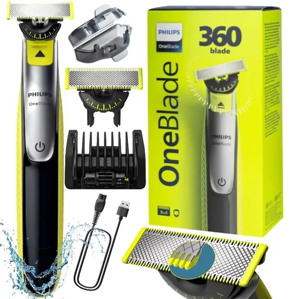 GOLARKA PHILIPS ONEBLADE 360 MASZYNKA DO ZAROSTU TRYMER DO GOLENIA QP2734