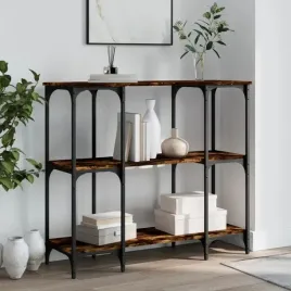 vidaxl-stolik-konsolowy-przydymiony-dab-102x35x90-cm