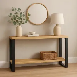 konsola-loftowa-80x120-drewno-i-metal-harbor-industrialna-kolor-debowy