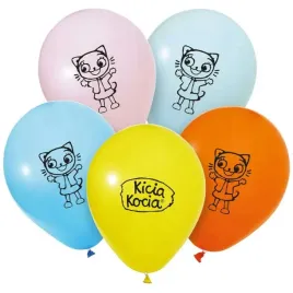 godan-kolorowe-balony-kicia-kocia-opakowanie-5-sztuk-30-cm-dekoracyjne