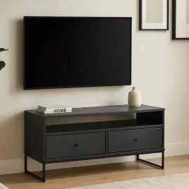 stolik-szafka-rtv-z-drewna-litego-109-cm-megan-i-4-szuflady-kolor-antracyt