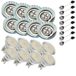 8x-oprawa-halogenowa-sufitowa-z-paskiem-led-zarowka-led-gu10-3w-zestaw