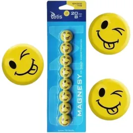 magnesy-do-tablic-emotki-emotikony-buzki-zolte-jezyczek-tetis-20mm-8szt