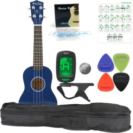 ukulele-sopranowe-niebieskie-pokrowiec-struny-kostki-stroik-akordy-zestaw