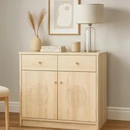 komoda-90x100-cm-z-litego-drewna-marina-kwiat-zycia-2-szuflady-2-drzwiczki