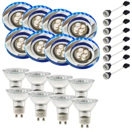 8x-oprawa-halogenowa-z-niebieskim-paskiem-led-zarowka-gu10-50w-zestaw