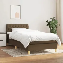 vidaxl-lozko-kontynentalne-z-materacem-brazowe-tkanina-90x190-cm