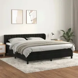 vidaxl-lozko-kontynentalne-z-materacem-czarne-160x200-cm-aksamit