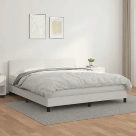 vidaxl-lozko-kontynentalne-z-materacem-biale-ekoskora-180x200-cm