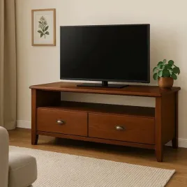 stolik-szafka-rtv-118-z-litego-drewna-z-szufladami-madras-kolor-kasztan