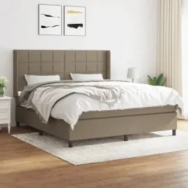 vidaxl-lozko-kontynentalne-z-materacem-taupe-tkanina-180x200-cm