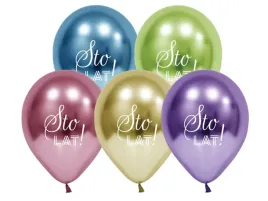 godan-balony-beauty-charm-urodzinowe-lateksowe-sto-lat-opakowanie-5-sztuk