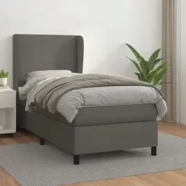 vidaxl-lozko-kontynentalne-z-materacem-szare-ekoskora-90x190-cm