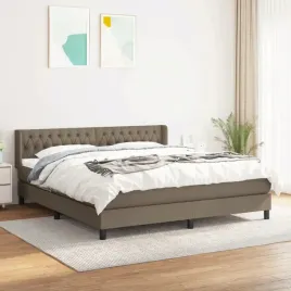 vidaxl-lozko-kontynentalne-z-materacem-taupe-tkanina-180x200-cm