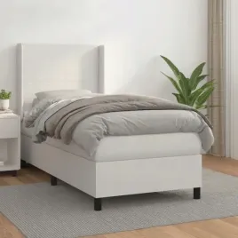 vidaxl-lozko-kontynentalne-z-materacem-biale-ekoskora-100x200-cm