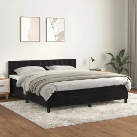 vidaxl-lozko-kontynentalne-z-materacem-czarne-160x200-cm-aksamit