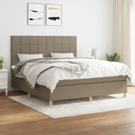 vidaxl-lozko-kontynentalne-z-materacem-taupe-tkanina-180x200-cm