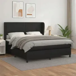 vidaxl-lozko-kontynentalne-z-materacem-czarne-ekoskora-180x200-cm
