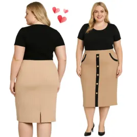 bezowa-spodnica-prazek-bawelna-zloty-detal-kieszenie-kobieca-42-44-xl-2xl