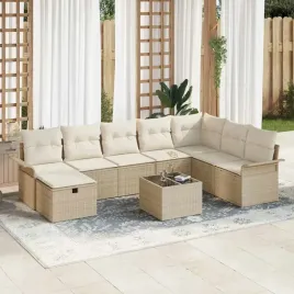 vidaxl-zestaw-sof-na-ogrod-z-poduszka-9-pcs-bezowy-polirattan